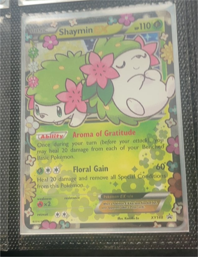 2016 Pokémon XY #XY148 Shaymin EX — front