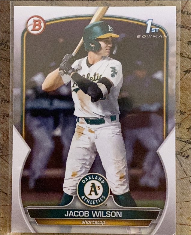 2023 Bowman Draft #BD-121 Jacob Wilson — front