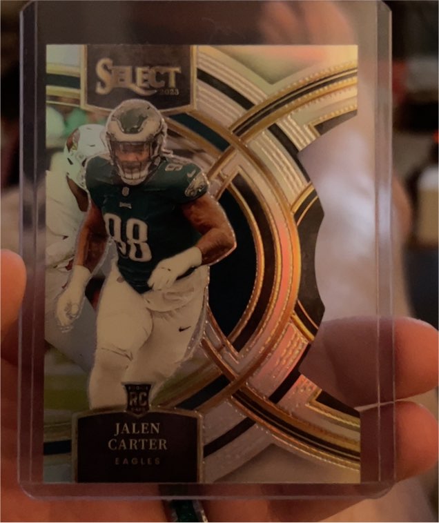 2023 Panini Select Premier Level Die-Cut #171 Jalen Carter — front