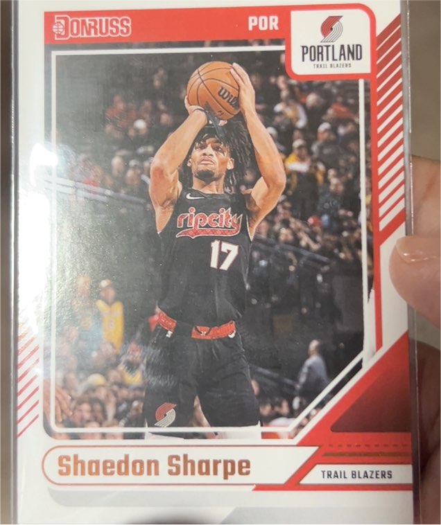 2024-25 Donruss #116 Shaedon Sharpe — front