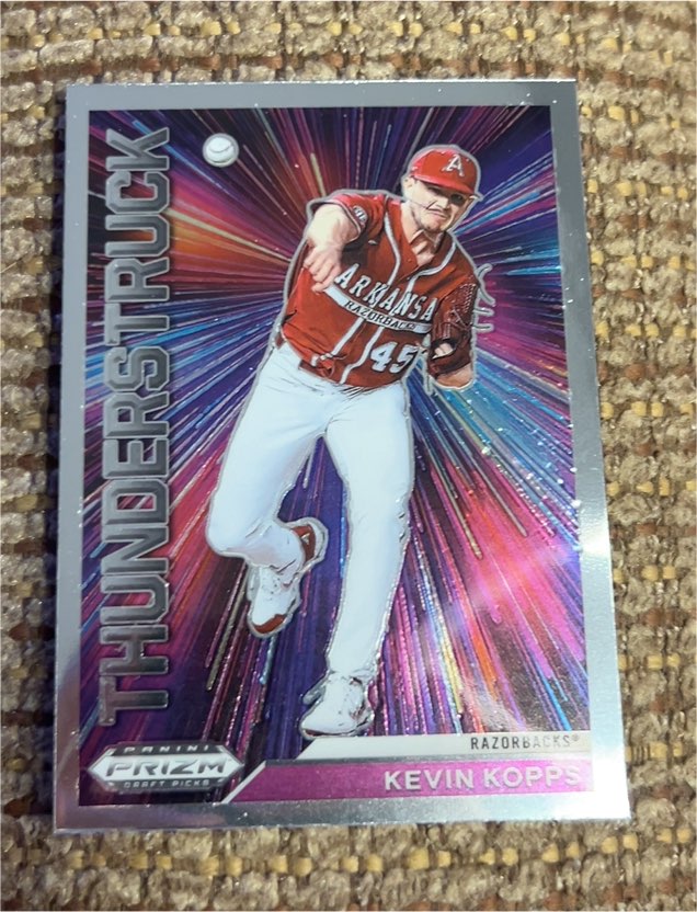 2021 Panini Prizm Draft Picks #T-KK Kevin Kopps Thunderstruck — front