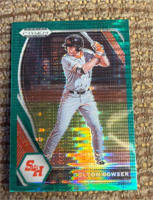 2021 Panini Prizm Draft Picks #PDP5 Colton Cowser — front