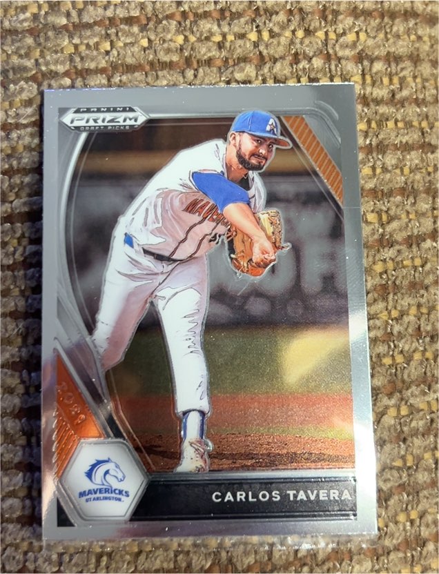 2021 Panini Prizm Draft Picks #PDP137 Carlos Tavera — front