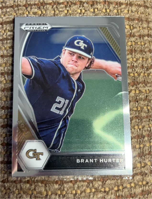 2021 Panini Prizm Draft Picks #PDP193 Brant Hurter — front