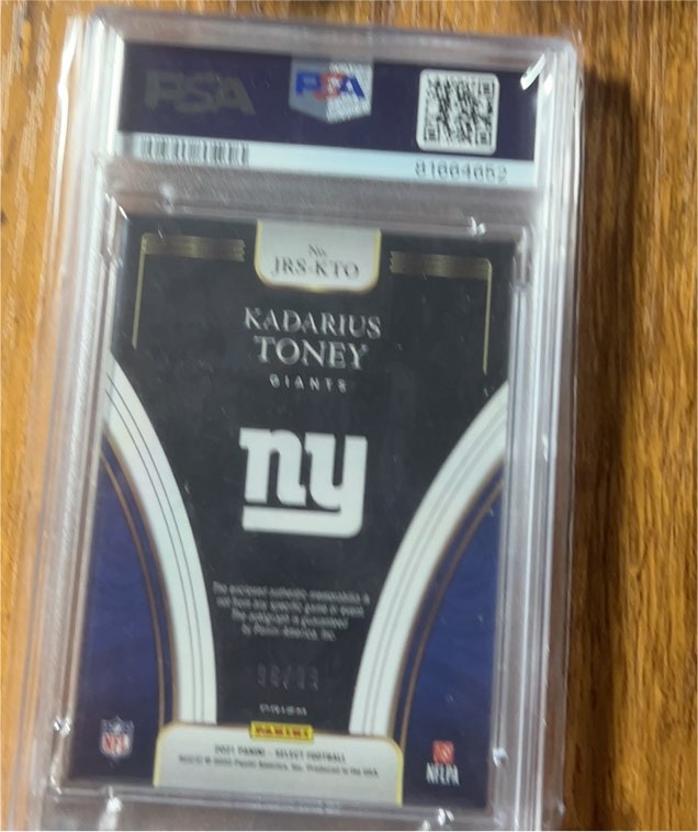 2021 Panini Select #JRS-KTO Kadarius Toney — front