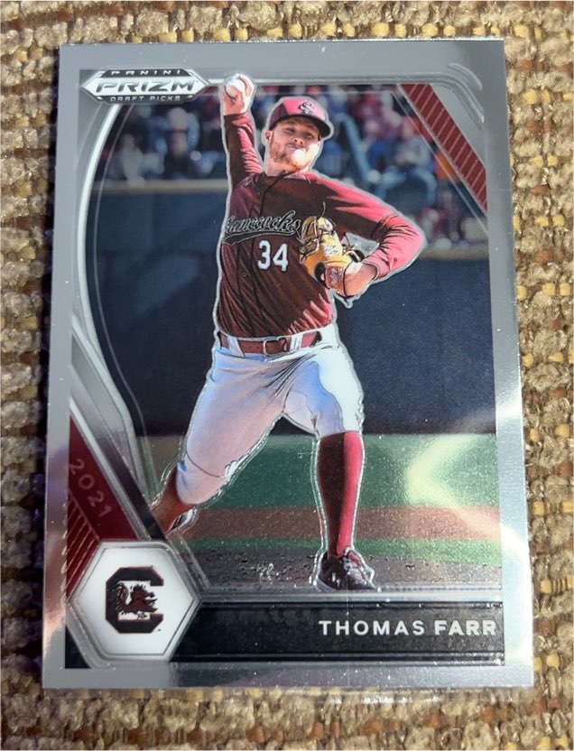 2021 Panini Prizm Draft Picks #PDP150 Thomas Farr — front
