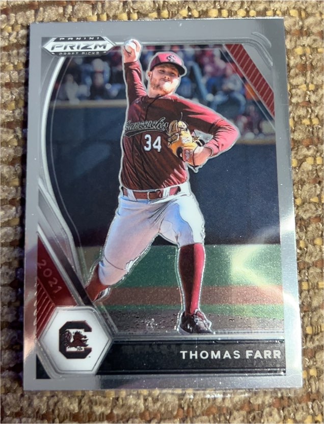 2021 Panini Prizm Draft Picks #PDP150 Thomas Farr — front