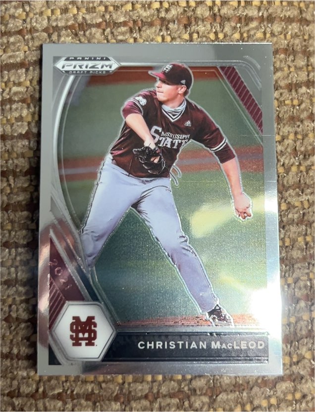 2021 Panini Prizm Draft Picks #PDP159 Christian MacLeod — front