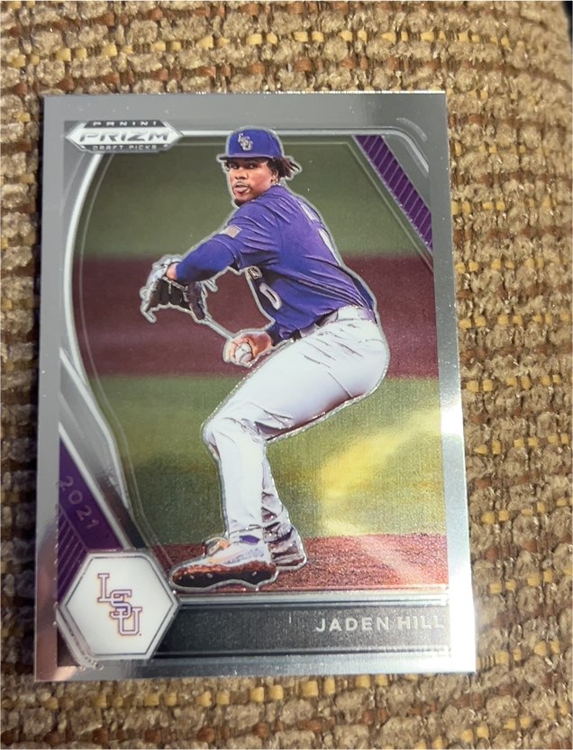 2021 Panini Prizm Draft Picks #44 Jaden Hill — front