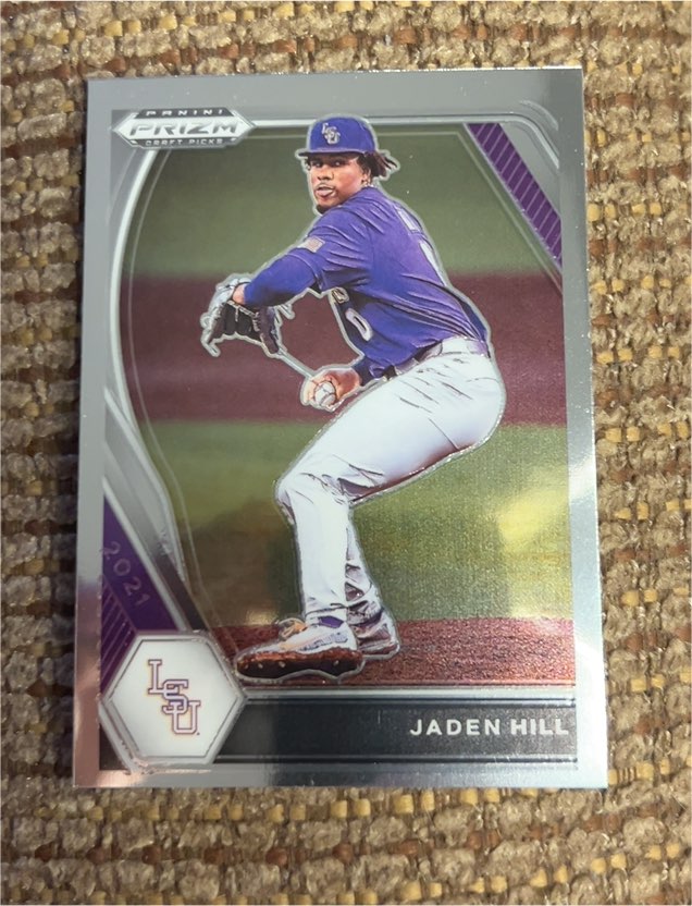 2021 Panini Prizm Draft Picks #PDP44 Jaden Hill — front