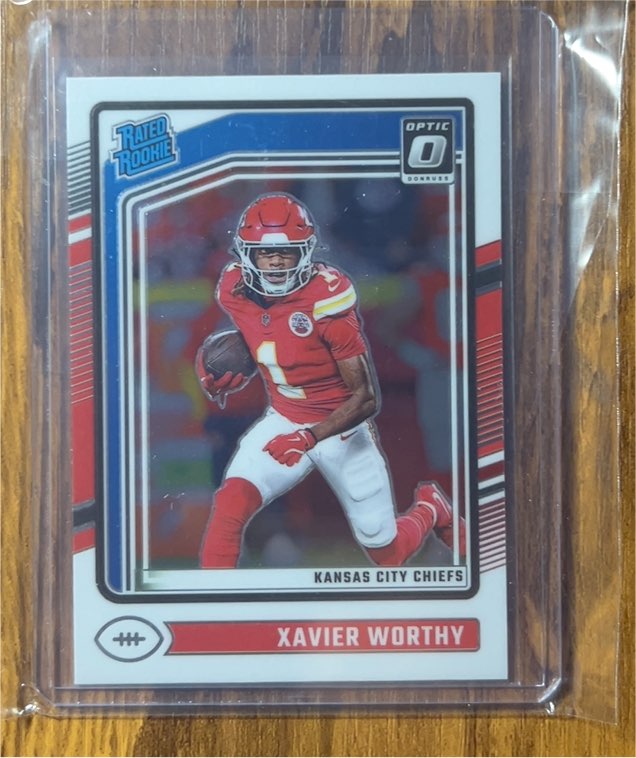 2024 Donruss Optic #300 Xavier Worthy — front