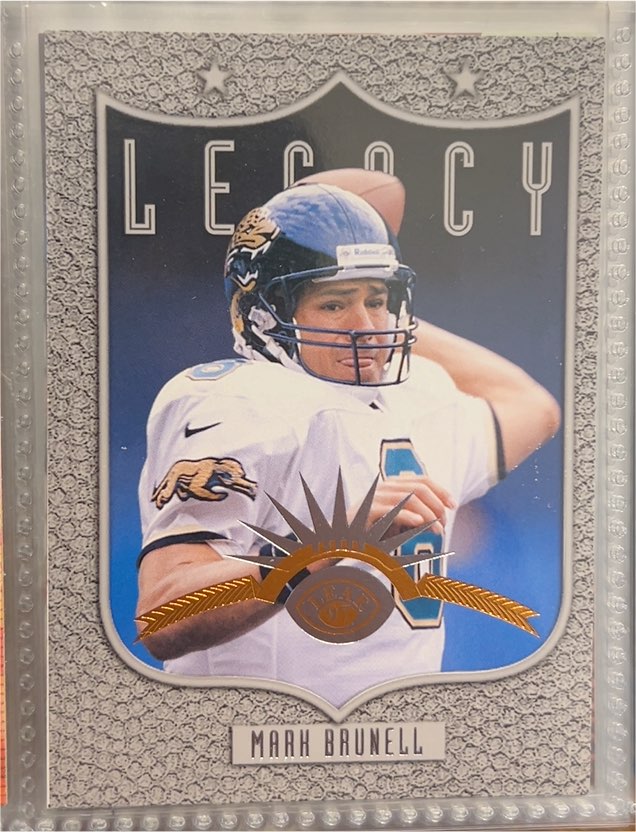 1997 Leaf Legacy #189 Mark Brunell — front