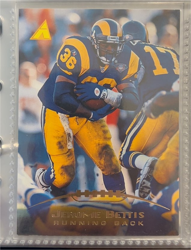 1995 Pinnacle #63 Jerome Bettis — front