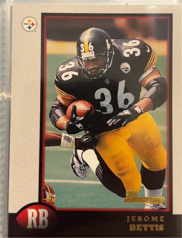 1998 Bowman #118 Jerome Bettis — front