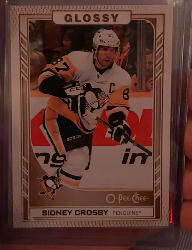 2023-24 Upper Deck Series 1 O-Pee-Chee Glossy #R-7 Sidney Crosby — front