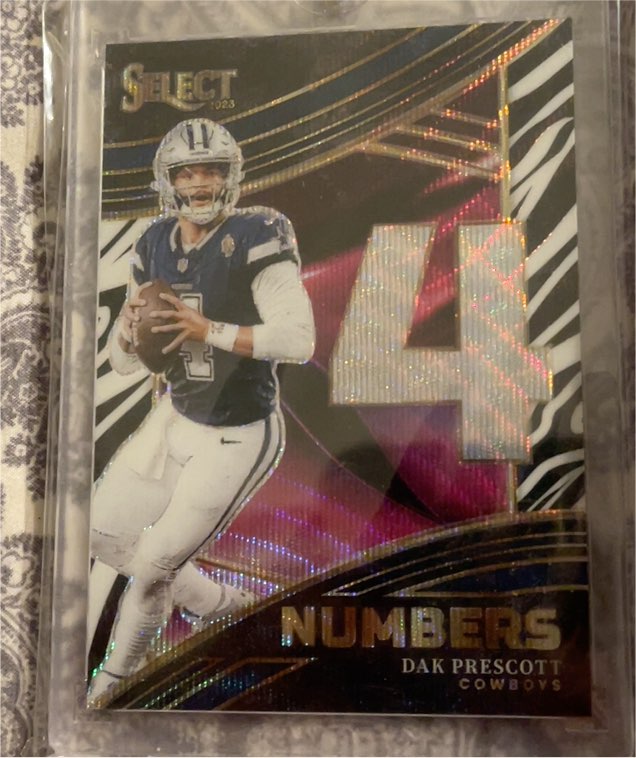 2023 Panini Select #NMB-DPR Dak Prescott Select Numbers — front