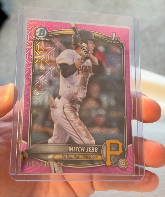 2025 Bowman Chrome #BCP-41 Mitch Jebb — front