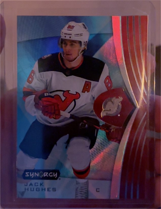 2023-24 Upper Deck Synergy #37 Jack Hughes — front