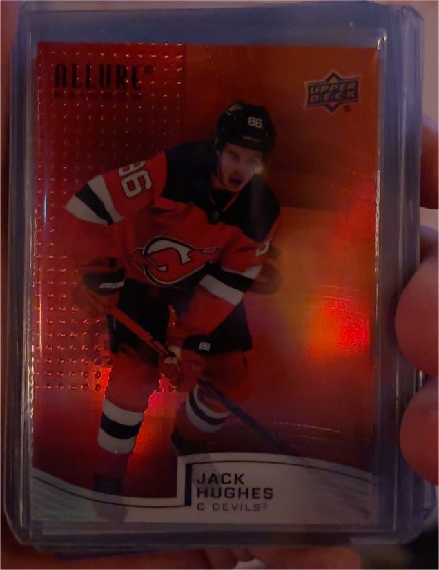 2021-22 Upper Deck Allure #R-68 Jack Hughes — front