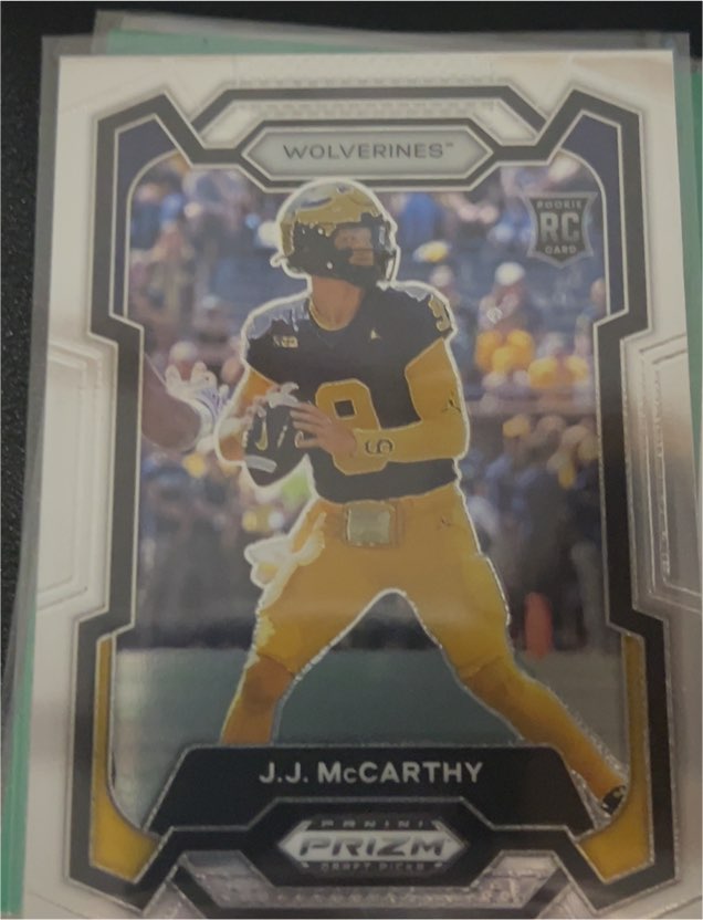 2024 Panini Prizm Draft Picks #132 J.J. McCarthy — front