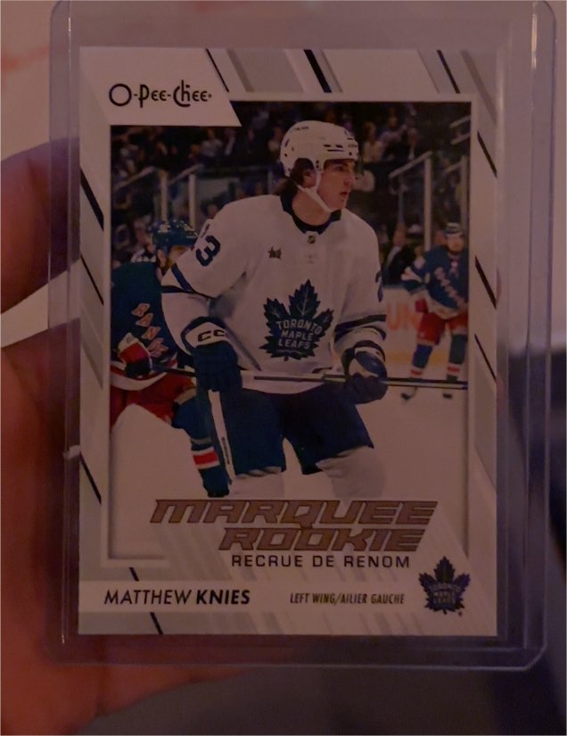 2023-24 O-Pee-Chee #573 Matthew Knies — front
