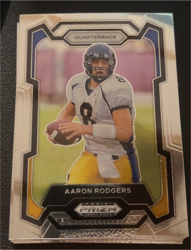 2024 Panini Prizm Draft Picks #72 Aaron Rodgers — front
