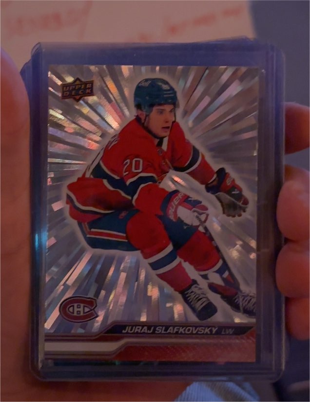 2022-23 Upper Deck #344 Juraj Slafkovsky — front
