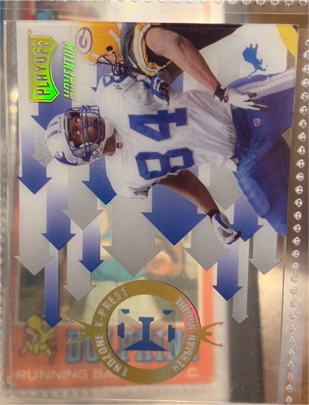 1998 Playoff Momentum Endzone X-Press #R2 Herman Moore — front