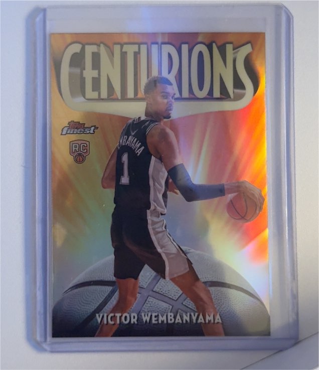 2023-24 Topps Finest Centurions #C-1 Victor Wembanyama Rookie — front