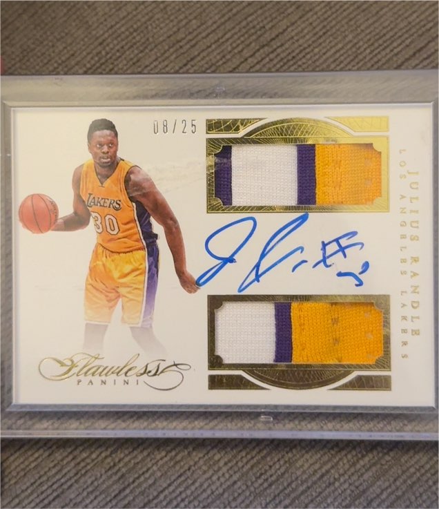 2019 Panini Flawless #DPA-JRA Julius Randle — front