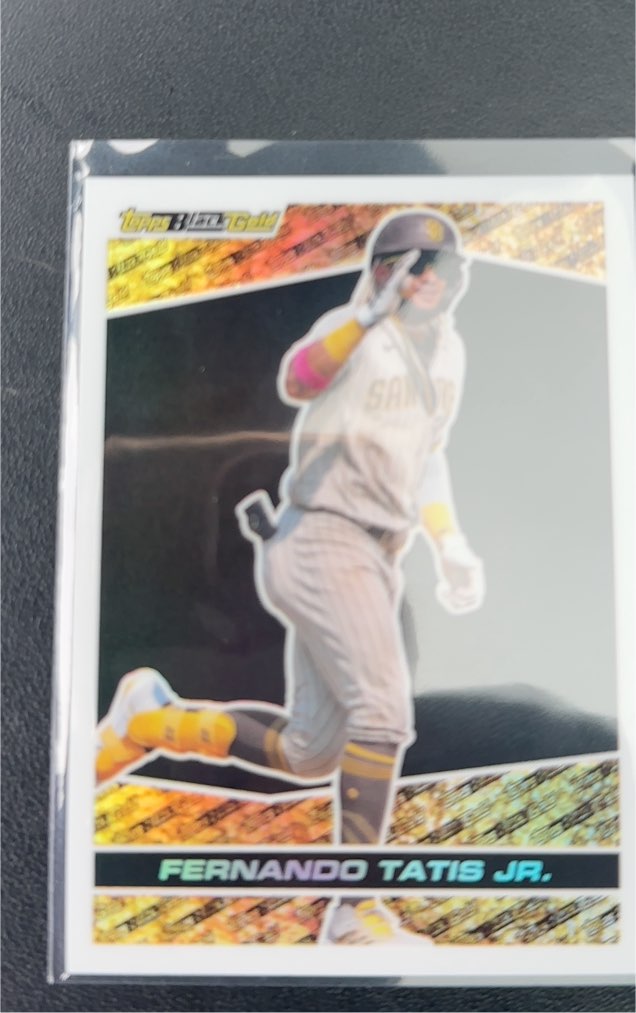 2021 Topps Update Black Gold #BGC-1 Fernando Tatis Jr. — front