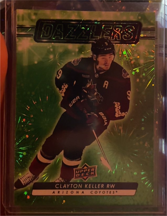 2022 Upper Deck Dazzlers #DZ-9 Clayton Keller — front