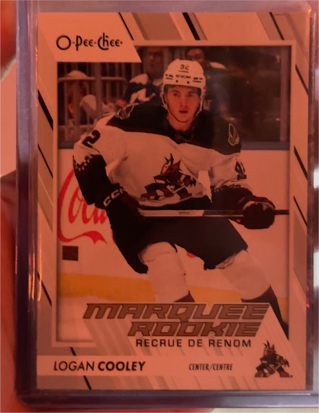 2023-24 O-Pee-Chee #584 Logan Cooley Marquee Rookie — front