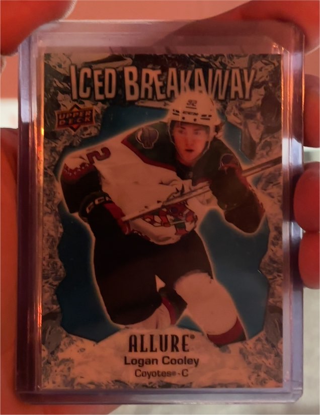 2023-24 Upper Deck Allure Iced Breakaway #IB-22 Logan Cooley — front