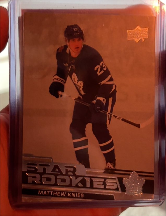 2023-24 Upper Deck Star Rookies #4 Matthew Knies — front