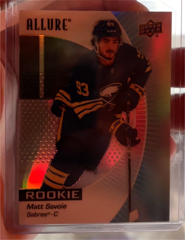 2023-24 Upper Deck Allure #128 Matt Savoie — front