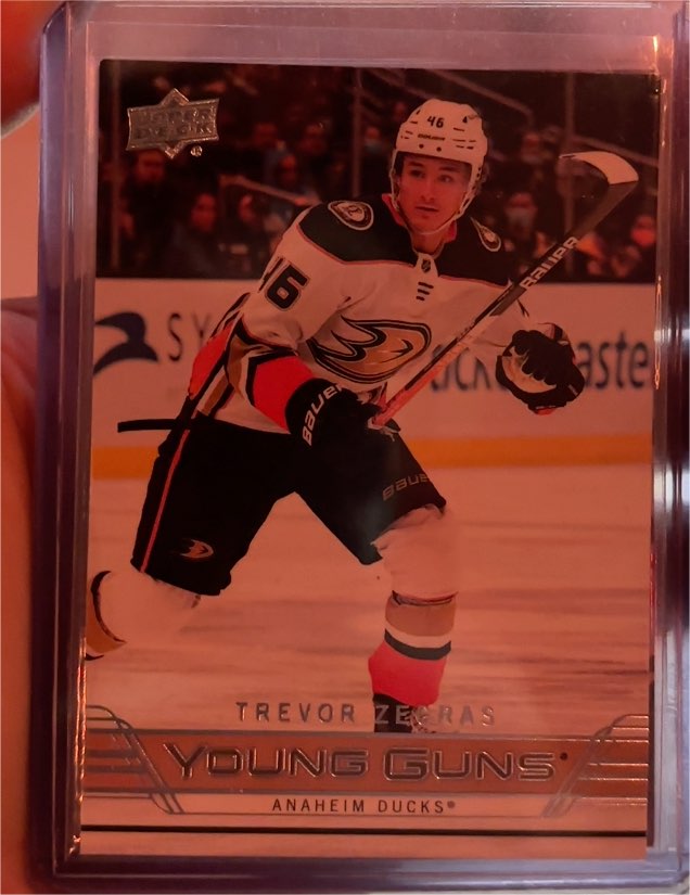 2021-22 Upper Deck Extended Series 2006-07 Retro Young Guns #T-76 Trevor Zegras — front