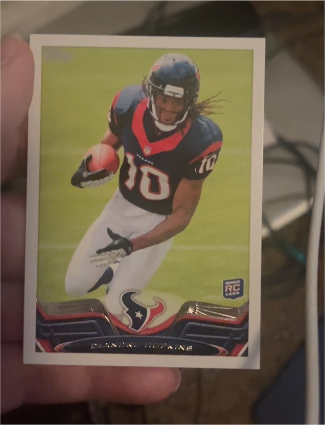 2013 Topps #155 DeAndre Hopkins Rookie RC — front