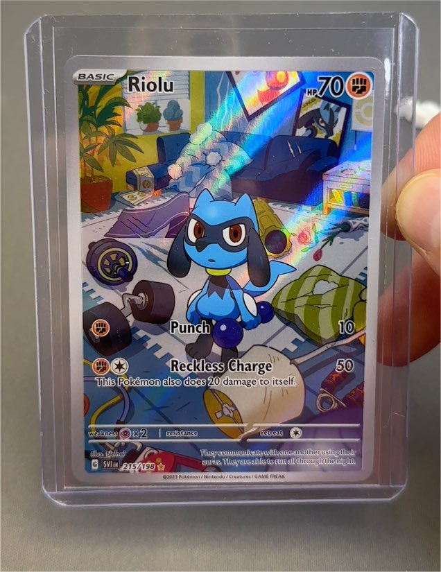 2023 Pokémon Scarlet & Violet #215 Riolu — front