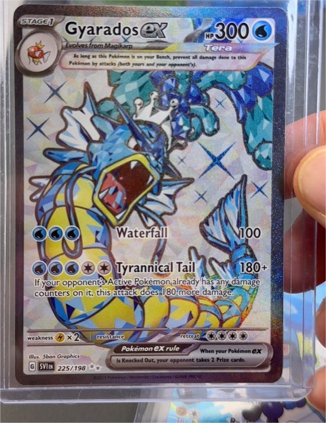2023 Pokémon TCG Scarlet & Violet Base Set #225/198 Gyarados ex — front