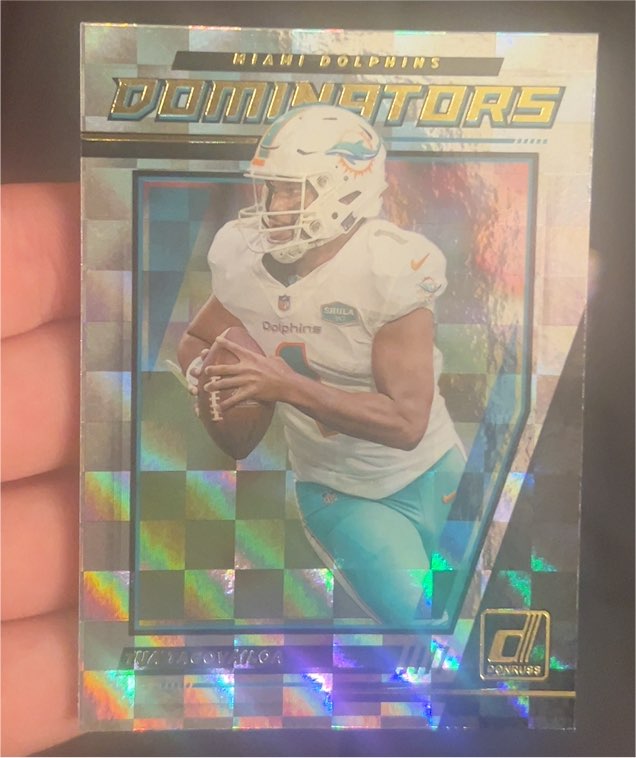 2021 Donruss #D27 Tua Tagovailoa Dominators — front