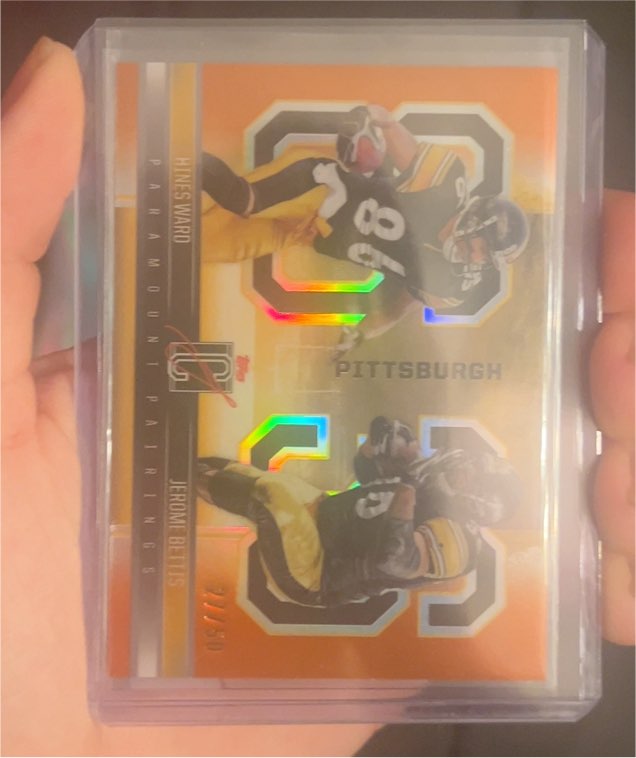 2025 Topps Signature Class Paramount Pairings #PP-9 Hines Ward Jerome Bettis — front