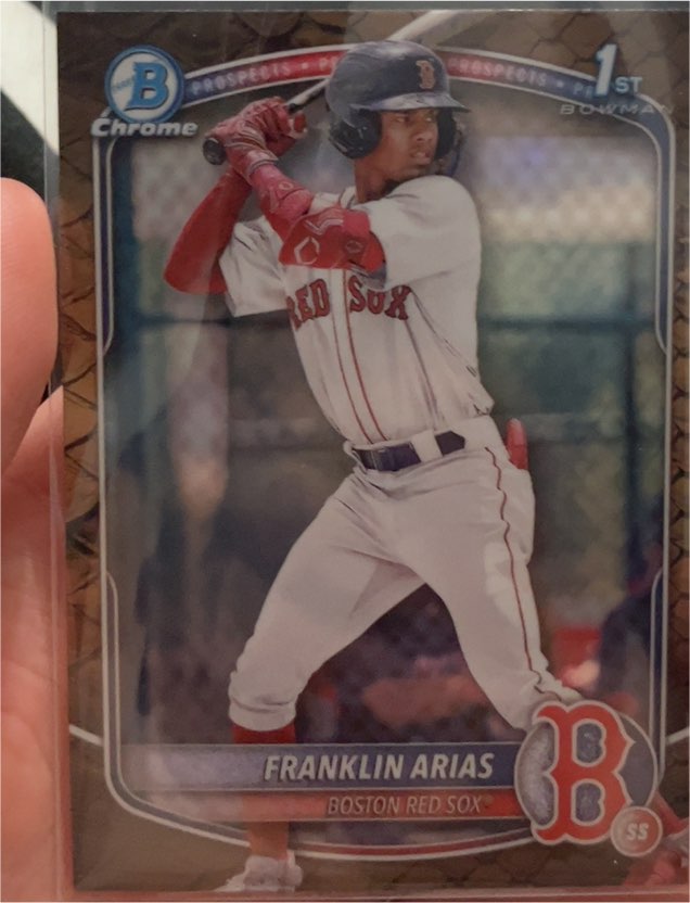 2025 Bowman Chrome 1st Bowman #BCP-67 Franklin Arias — front