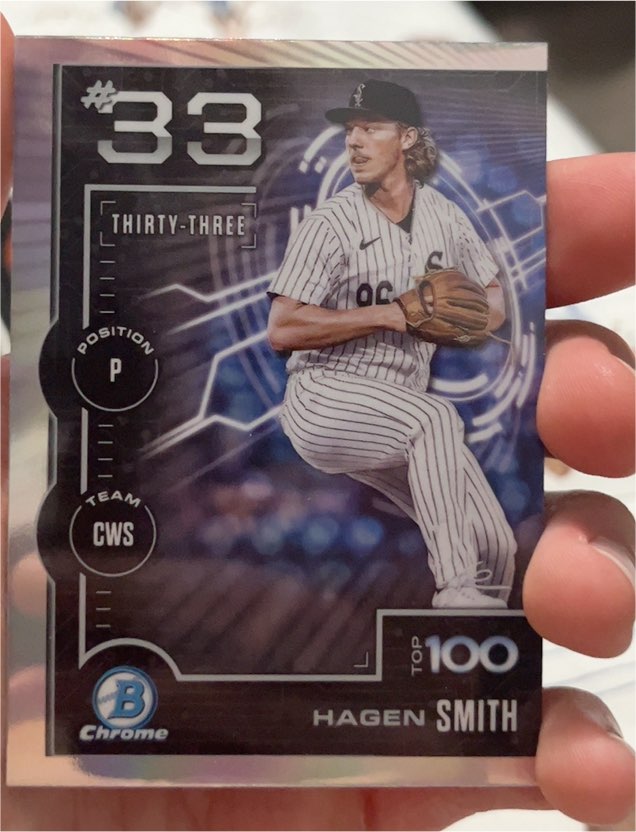2025 Bowman Chrome Top 100 #BTP-33 Hagen Smith — front