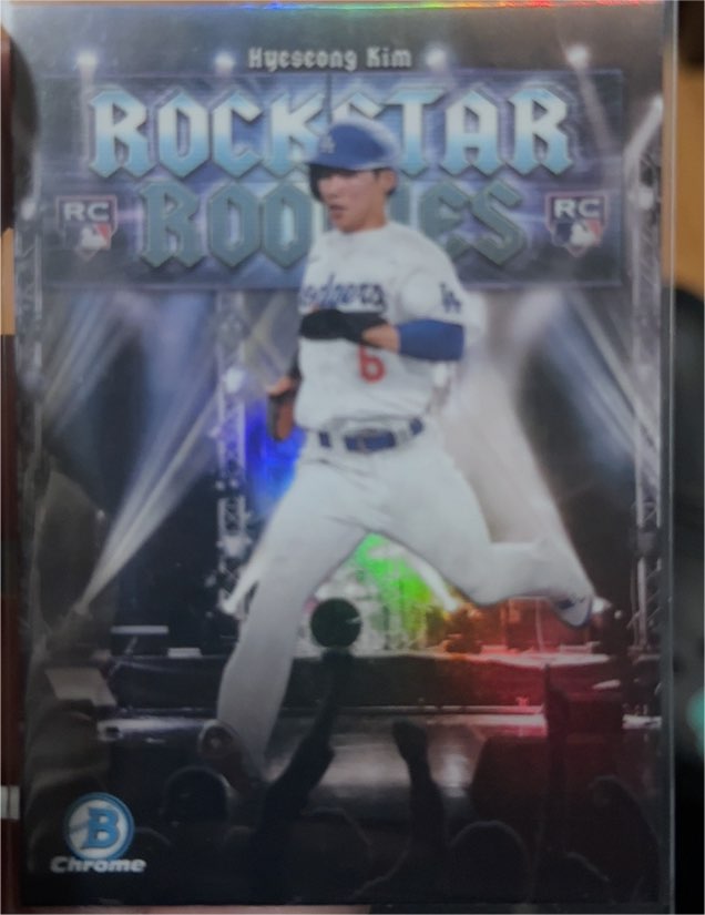 2025 Bowman Chrome Rockstar Rookies #RR-3 Hyeseong Kim — front