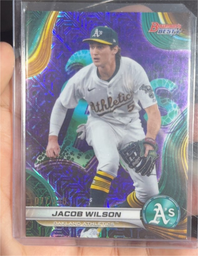 2024 Bowman's Best #TP-16 Jacob Wilson — front
