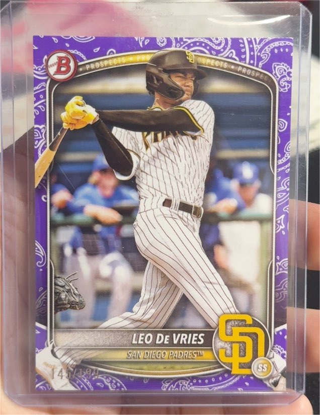 2025 Bowman #BP-59 Leo De Vries — front