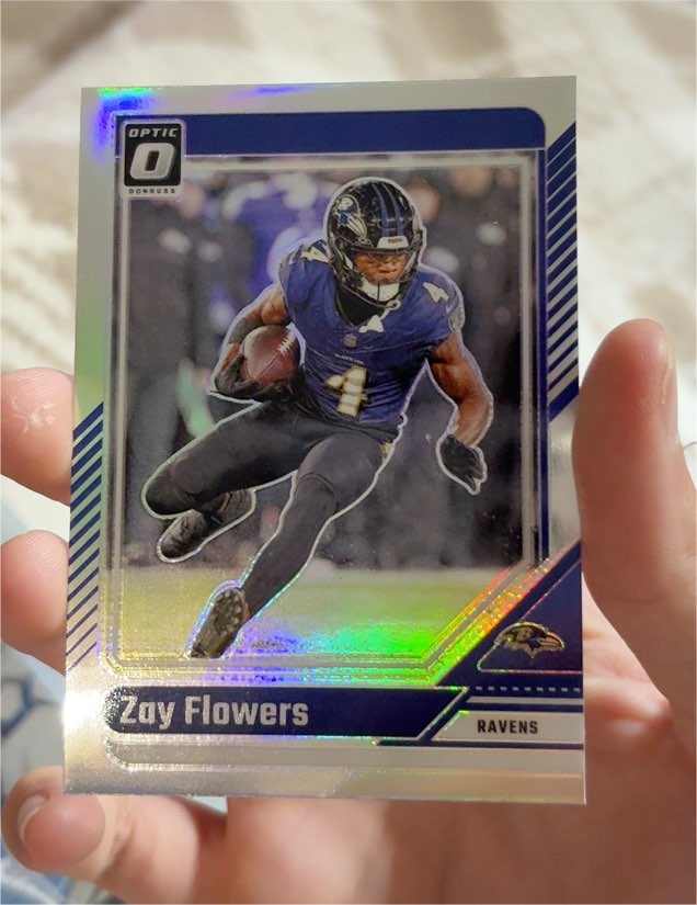 2024 Donruss Optic #15 Zay Flowers — front