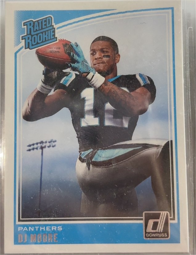 2018 Donruss #316 DJ Moore — front