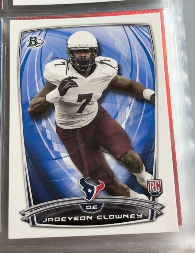 2014 Bowman #92 Jadeveon Clowney Rookie — front
